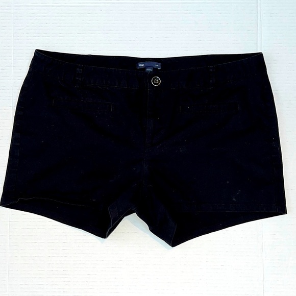GAP Womens Black Shorts with pockets Size 12 Summer Casual - Picture 1 of 8